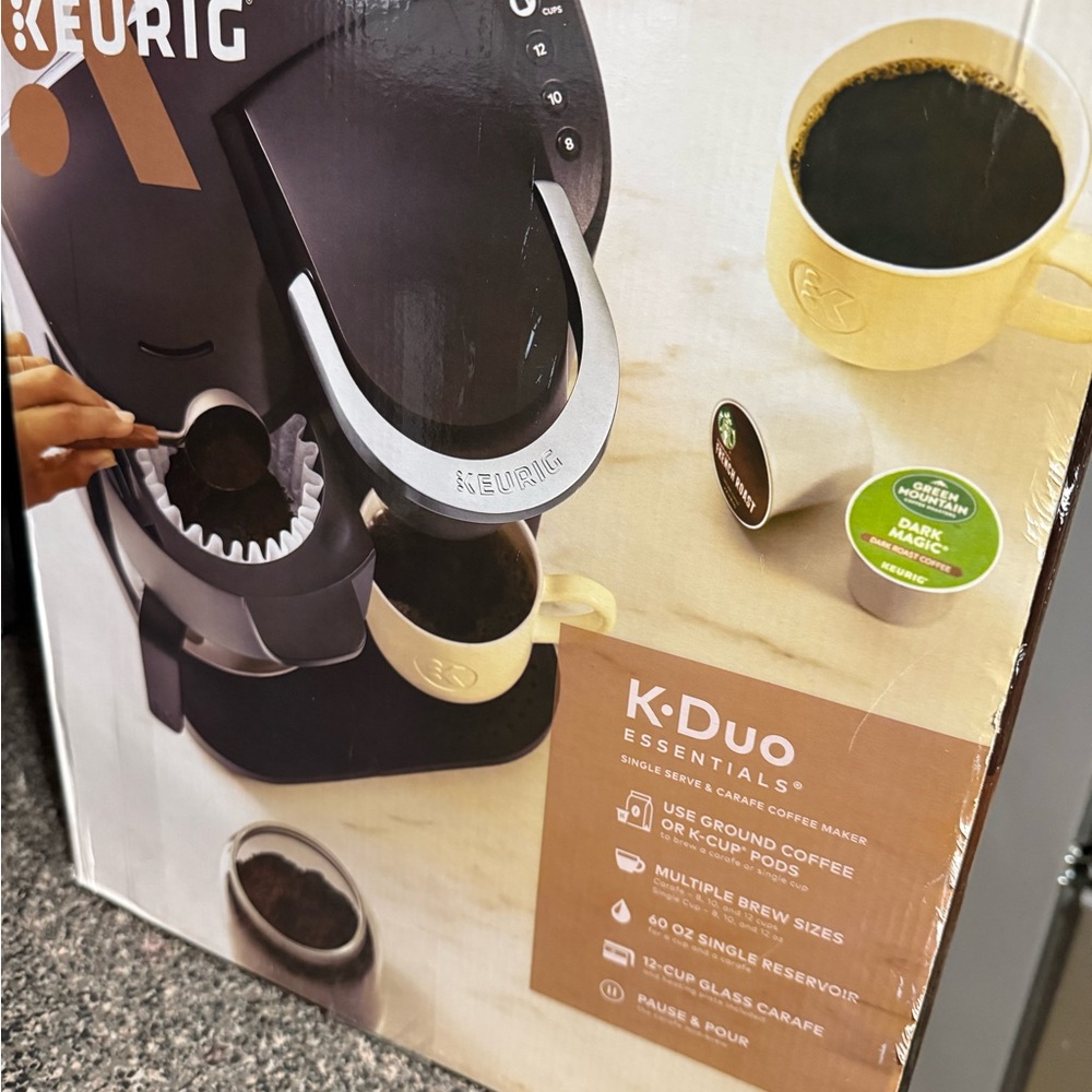 Keurig K-Duo Coffee Maker - Dual Brew System Brand new Open box. Never used